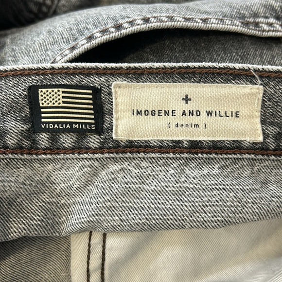 Imogene and Willie Harper Jean Harden Grey Wash Jeans Vidalia Mills Sz 34 - Picture 10 of 16